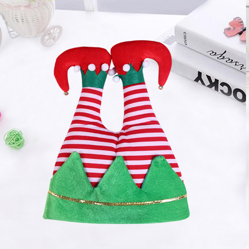Christmas Decorations Santa Hats Children Adult Pants Hats Elf Hats Christmas Decoration Party Supplies Gifts