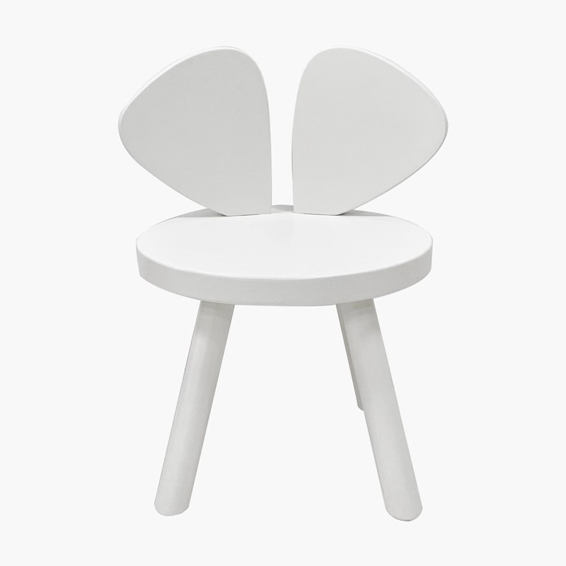 날개 의자-흰색