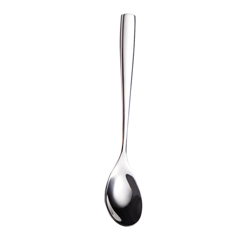 Aion 304 stainless steel heavy Western tea spoon coffee stirring spoon 4mm thick square handle children's soup more Western tableware