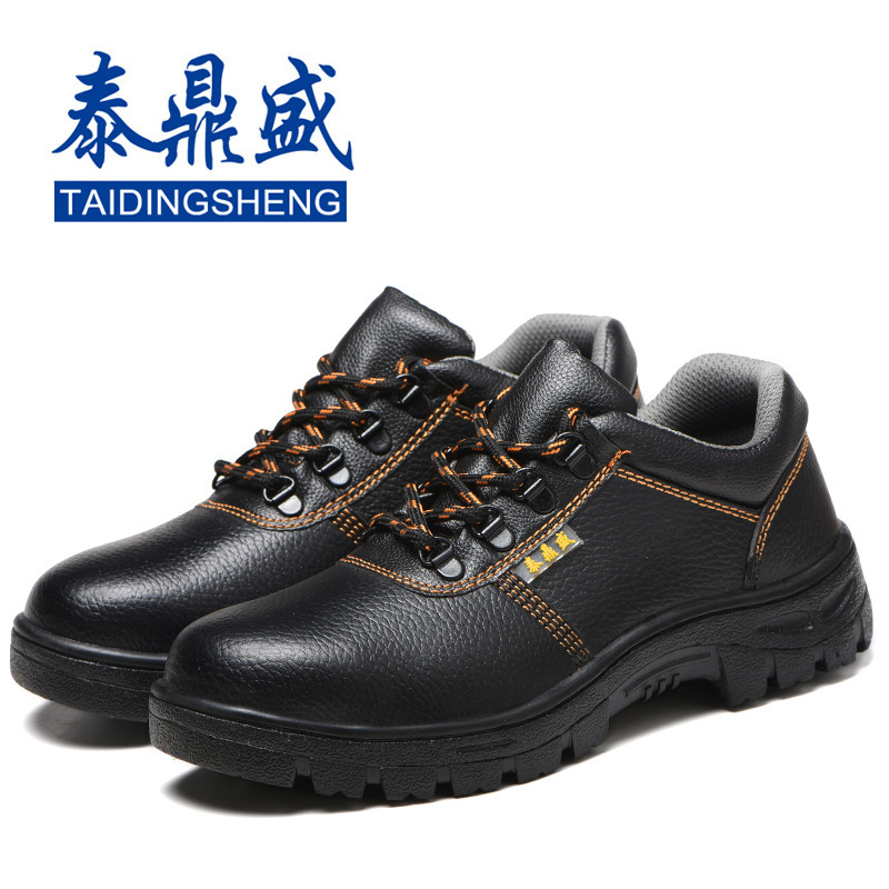 Factory in stock labor protection shoes anti-smashing anti-piercing lightweight breathable steel toe cap protective shoes construction site shoes work shoes wholesale