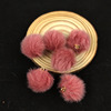 Long hair imitation mink hair ball clothing accessories hair ball jewelry accessories DIY mink hair ball jewelry pendant