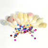 Transparent nail sequins, balloon, colored paper, evening dress for contouring, decorations, 12inch, wholesale