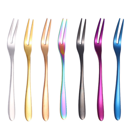304 Creative Snack Spoons, Stainless Steel Fruit Spoons, Fruit Sticks, Dessert Mooncakes Spoons, Stainless Steel Tableware, Original Manufacturer