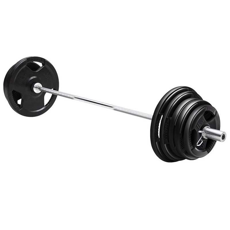 Barbell traje hogar Barbell Dumbbell combinación traje olímpico bar Barbell pieza agujero grande equipo de fitness hombres