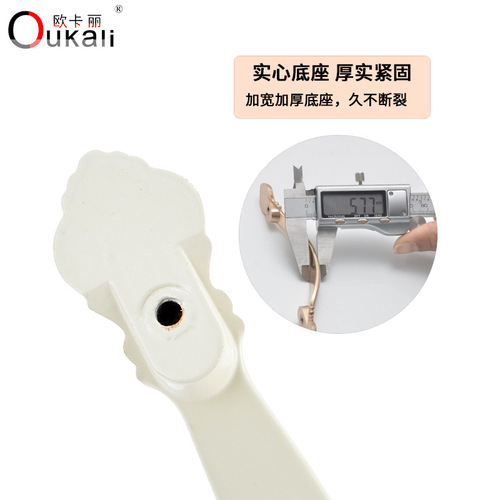 Hardware handle European cabinet ivory handle Modern painted wardrobe handle European furniture hardware accessories