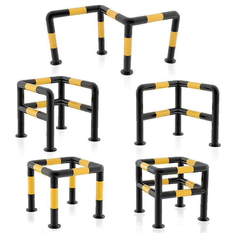 车轮定位器停车位挡车器车库防撞栏挡车杆U型钢管阻车器护栏