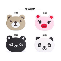 Direct selling wholesale car dinner plate 23.5*19CM car drink holder seat back cup holder folding cartoon dinner plate