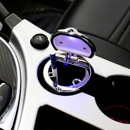 Factory direct sales car ashtray 7.5*8.8CM electroplated spray paint car ashtray car ashtray