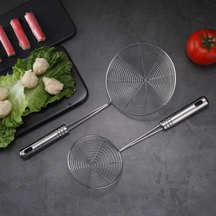 Stainless steel wire colander filter sieve home kitchen hot pot frying size dumpling noodle noodle spoon drafting oil fence