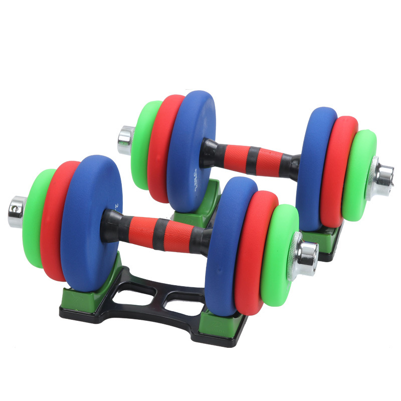 Dumbbell rack dumbbell titular dumbbell regalo plástico dumbbell rack hogar fitness equipo hombres y mujeres dumbbell soporte traje