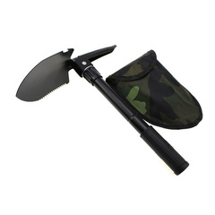 批發 可摺疊四合一鐵鏟 林園鏟 汽車戶外鐵鍬 多功能兵工鏟