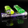 宾仕 209 Transparent thickness, thickened, durable bright fire lighter plastic one -time advertising lighter