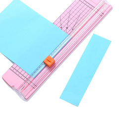 Manufacturer wholesale A4 hand account paper cutter manual small paper cutter one-way sliding cutting paper cutter