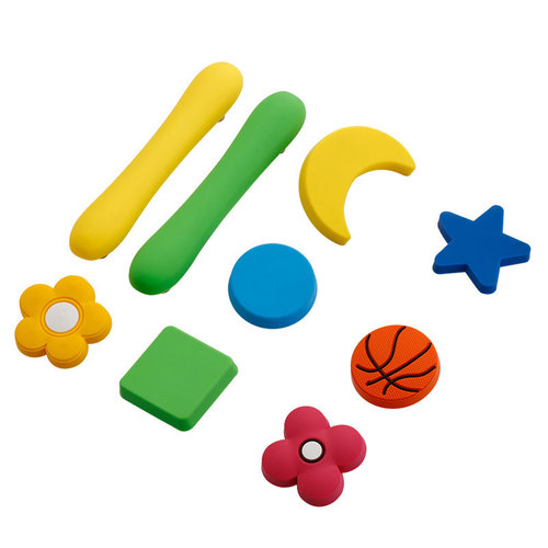 Factory direct sales anti-collision personalized new children's room wardrobe cartoon rubber handle cabinet door drawer children's handle