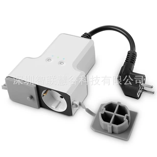 IP44欧规16A工厂热销户外二合一智能移动防水插座app定时控制插座