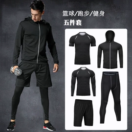 健身套装;男式T恤;男式休闲短裤