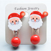 Cartoon children's ear clips, earrings with tassels, decorations for beloved, wholesale, no pierced ears, children's clothing