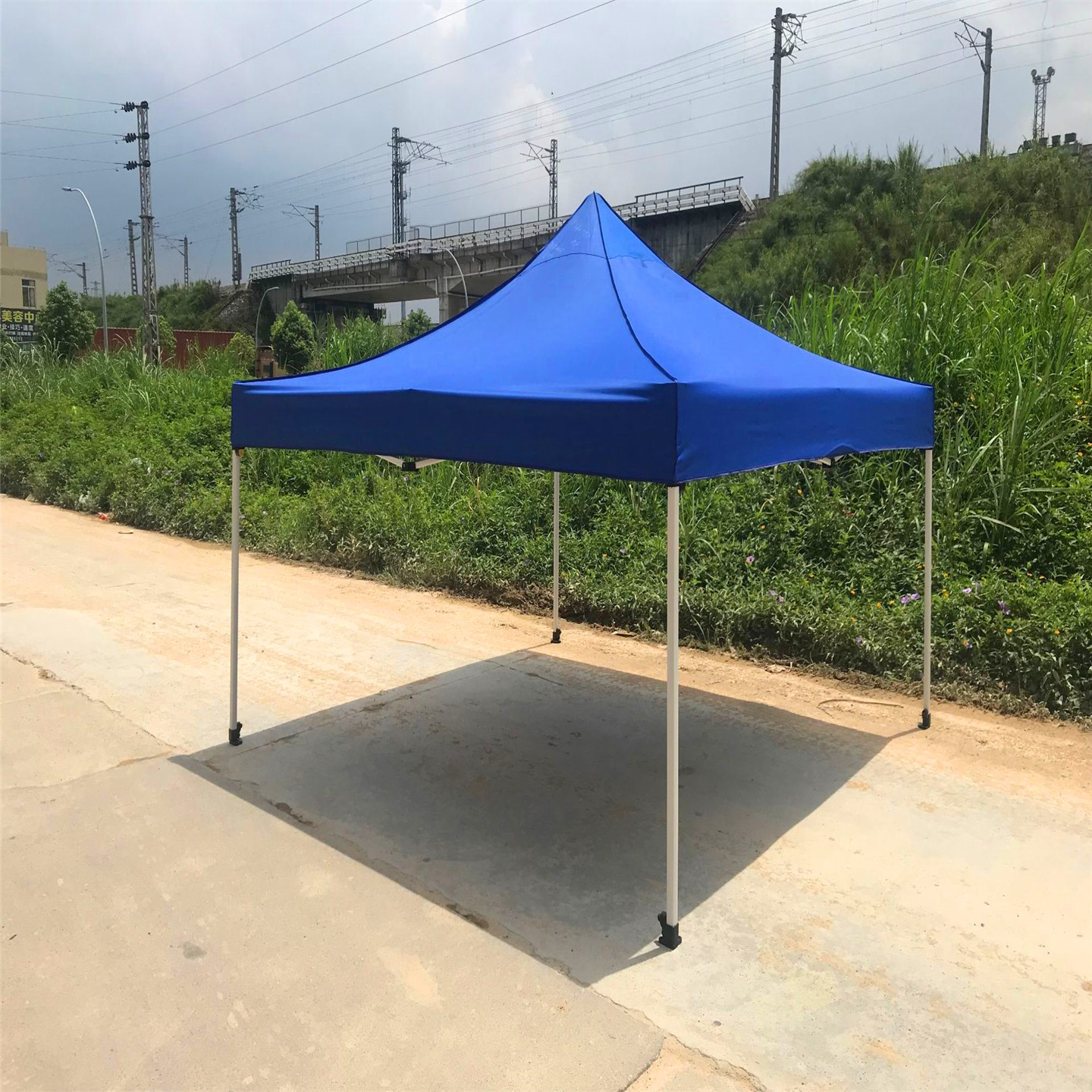 3*3半自动折叠帐篷 户外广告遮阳帐篷 厂家直销摆地摊四角伞