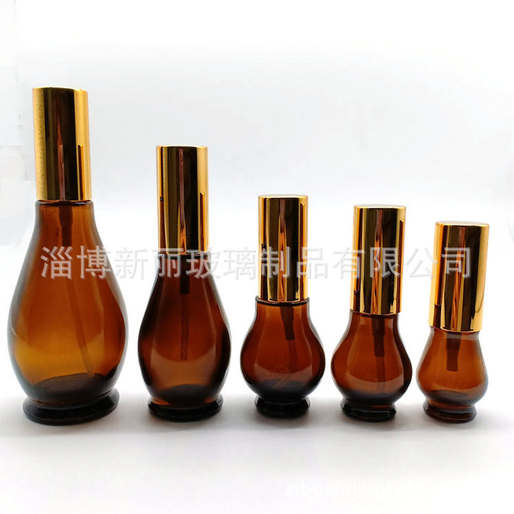 工厂销售出口20ml 30ml 50ml 100ml 棕色精油瓶玻璃瓶