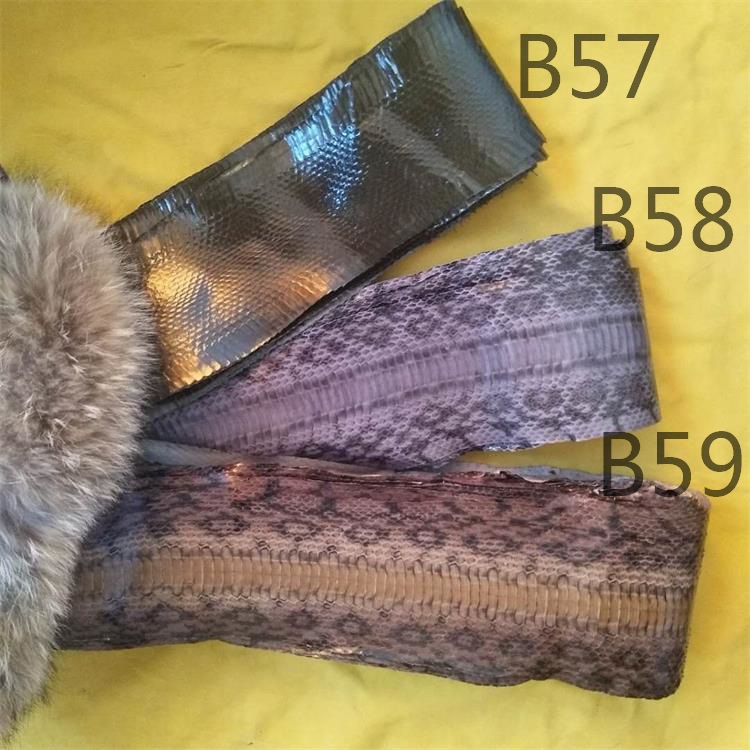 稀有动物皮 普通蛇皮  小蟒蛇纹 混搭 包包装饰皮 10元一条