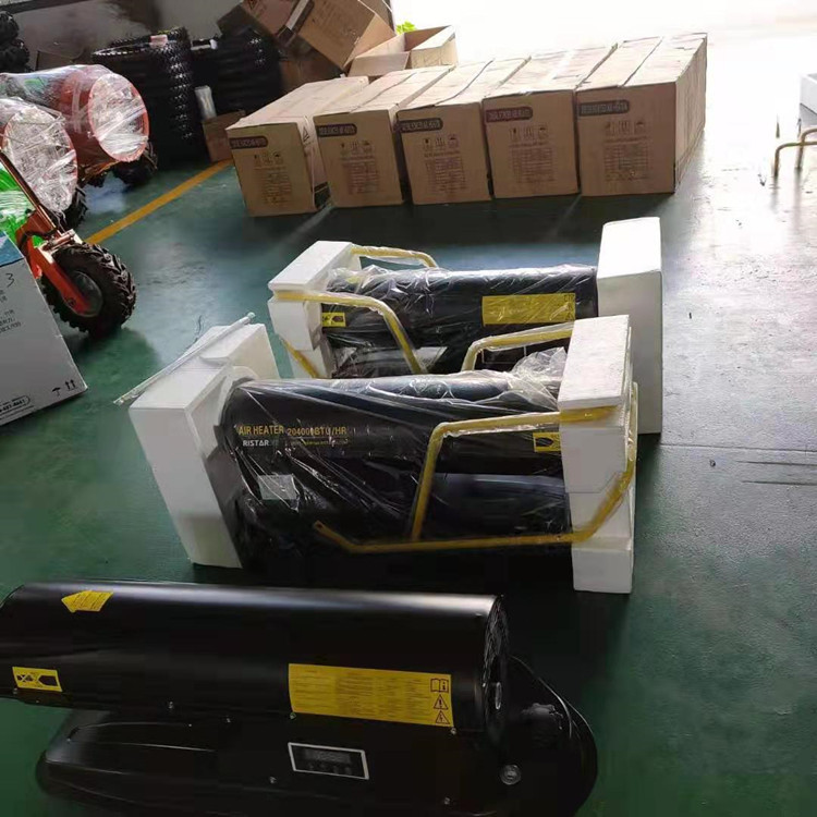 工地施工取暖用的柴油燃油暖风机 大棚养殖种植保暖小钢炮热风机