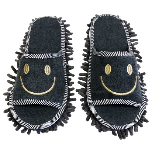 Towel cotton cross-border foreign trade Japanese and Korean style lazy floor mopping slippers mopping and sweeping silent slippers detachable