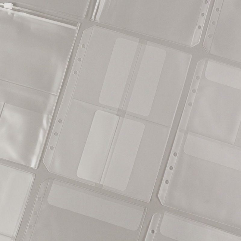 A5/A6 de hojas sueltas etiqueta bolsa de almacenamiento cuenta de mano núcleo interno bolsa de paginación de PVC sello placa de acero cuchillo molde bolsa de almacenamiento de mano