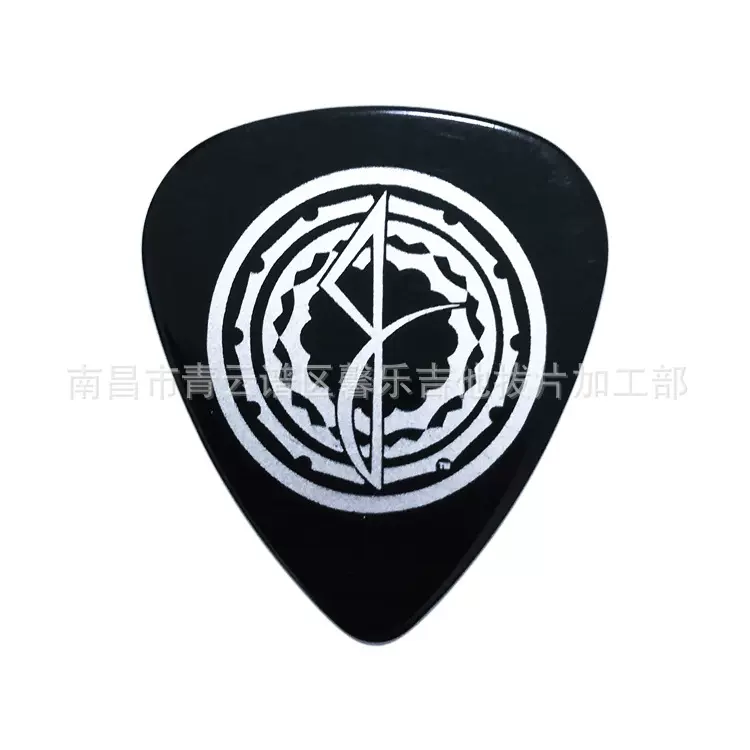 工厂直销logo乐器配件吉他拨片赛璐珞尼龙不锈钢吉他拨片