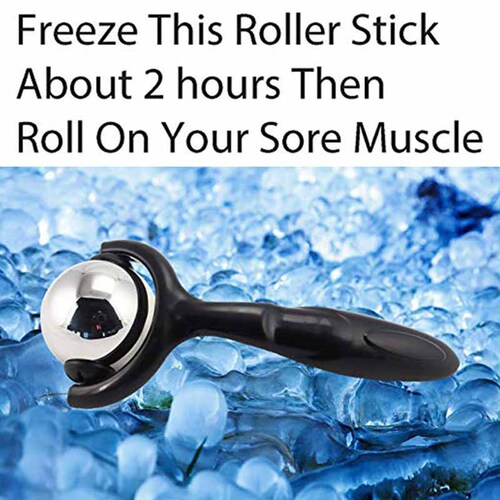 Handlebar Stainless Steel Manual Ball Bearing Ice Pack Chilling Low Temperature Massage Ball Fitness Muscle Strain Recovery Massage Ball