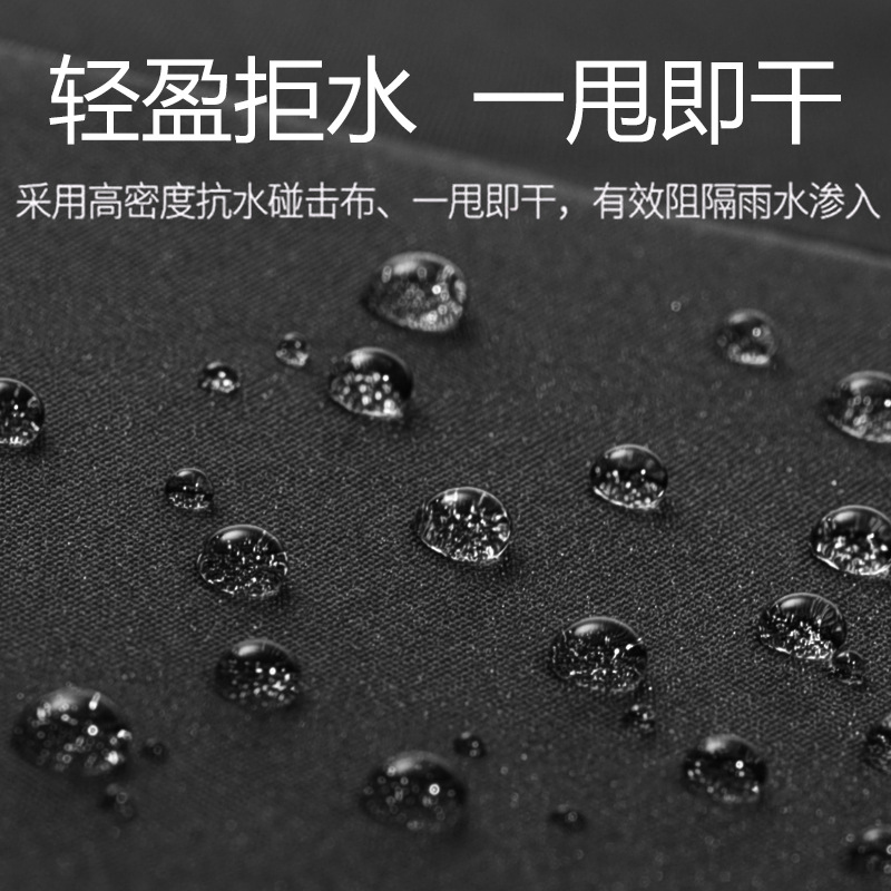 Sunshade Umbrella Rain Umbrella Three-fold Student Manual Automatic Black Rubber Sun Protection Folding Umbrella Gift Advertizing Umbrella Logo