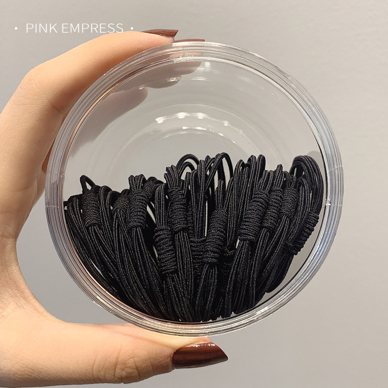 Corea del Sur cuerda de pelo fresco banda de pelo celebridad de Internet ins cuerda de pelo simple corbata femenina banda de goma adulto Mori corbata femenina tocado