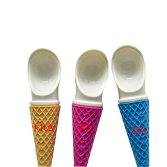 DIY Baking Colorful Ice Cream Scoop Hole Punch Multi-functional Fruit Spoon Watermelon Ball Scooper