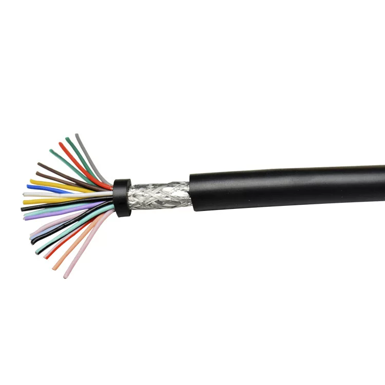 Провод RVVP 2*0.12 экранированный вытеснением, медный сердечник, кабель, ПВХ сигнальный/контрольный провод (поставляется заводом)