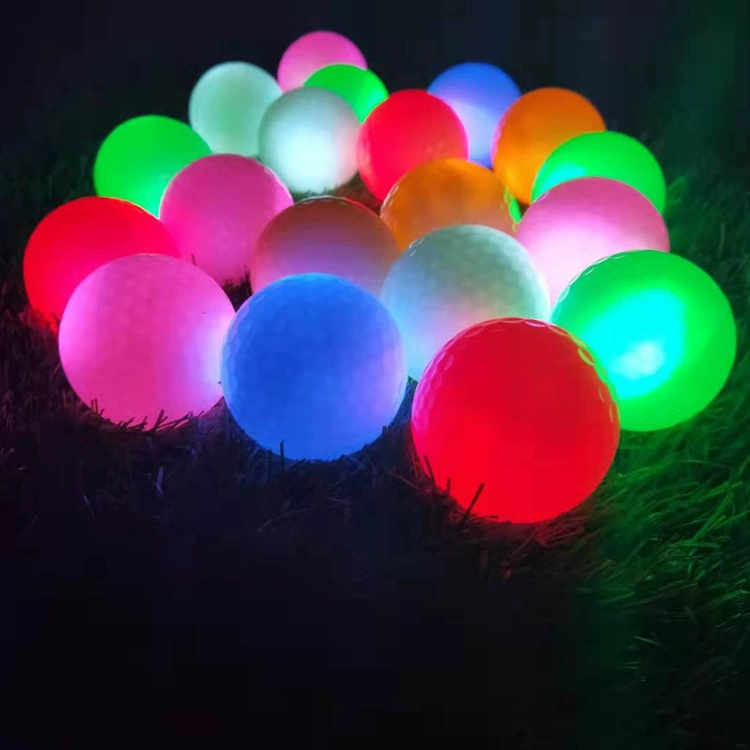 Заводской светящийся мяч с постоянным блеском, блестящий мяч с LED-подсветкой, электронное ядро, ночная игровая специальная гольф-шара