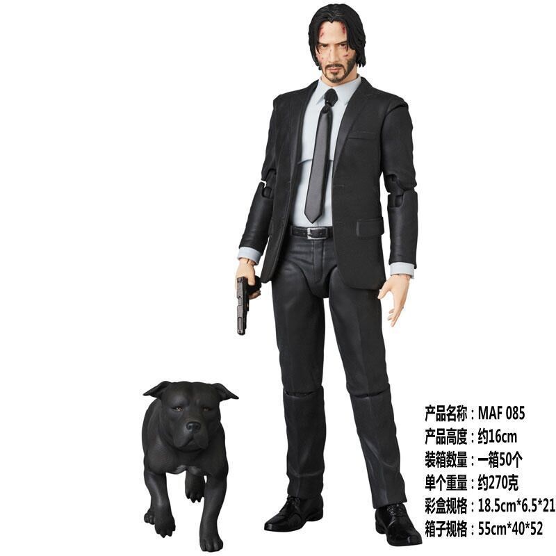 Fast pursuit 2 reprint replica MAFEX 085 MAF John Wick 6-inch movable doll Fast pursuit 2 reprint replica MAFEX 085 MAF John Wick 6-inch movable doll