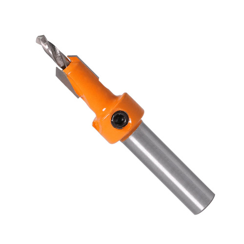 Woodworking countersink drill, taper hole drill, alloy head screw step drill, wood self-tapping screw installation step drill