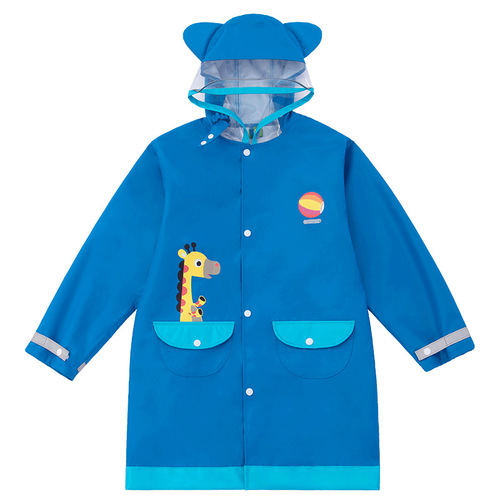 Korean KK tree children's raincoat girls boys raincoat breathable child baby poncho with school bag student poncho
