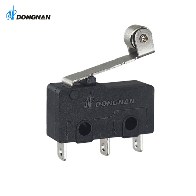 耐高温焊枪开关超行程限位微动开关小型 KW4A 管状马达 微动开关