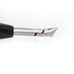 Stainless steel nail groove nail clippers double spring nail clippers toenail scissors dead skin clippers round head horn clippers