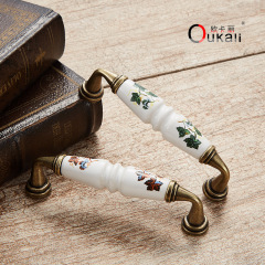 Okali Wenzhou Ceramic Handle Factory Chinese Ceramic Handle Furniture Handle Kitchen Handle