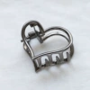 Чёрный (сердце, gunmetal)