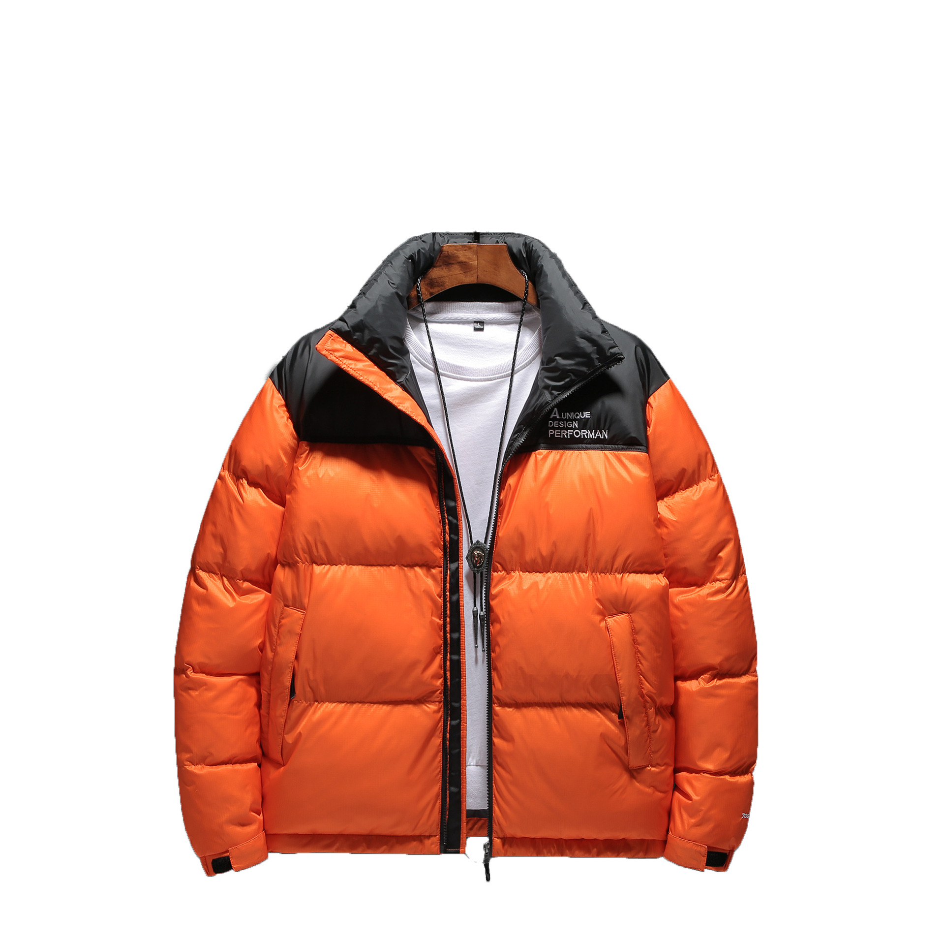 Men's Clothing outdoor short Silk cotton jacket men 2024 winter new brand warm men's clothing light white duck Silk cotton jacket men_voghion.com