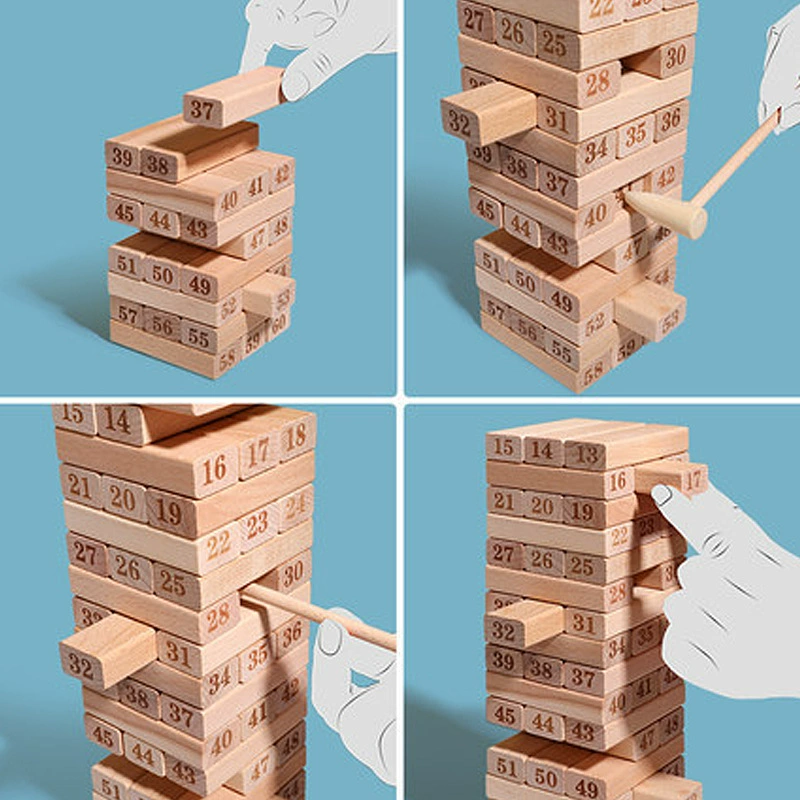 Tower, constructor, Jenga, toy for adults, board game, family style