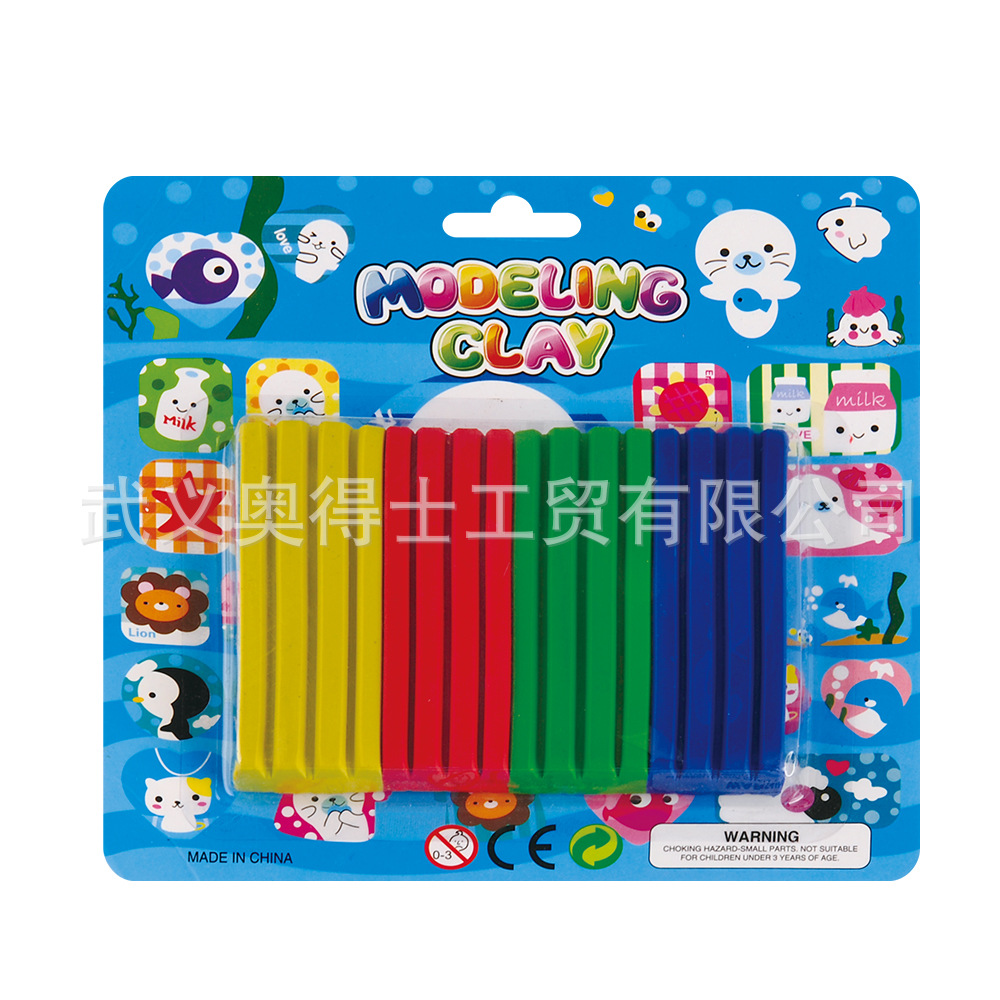 Los fabricantes producen arcilla de goma arcilla de color multicolor arcilla ultraligera color niños educativos DIY juguetes hechos a mano traje