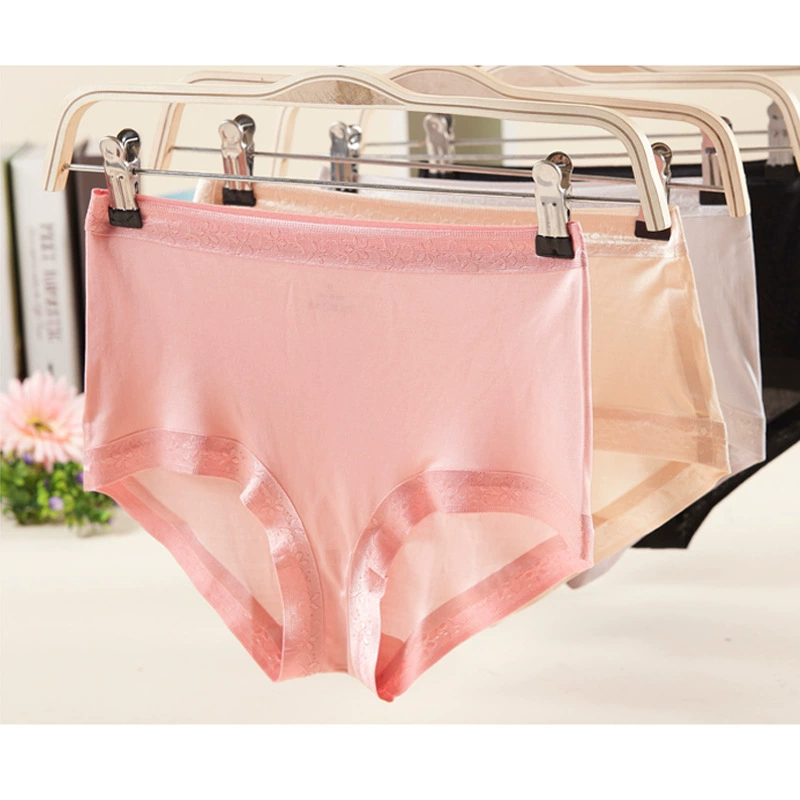 Silk pants, breathable comfortable lace trousers, hip-accented