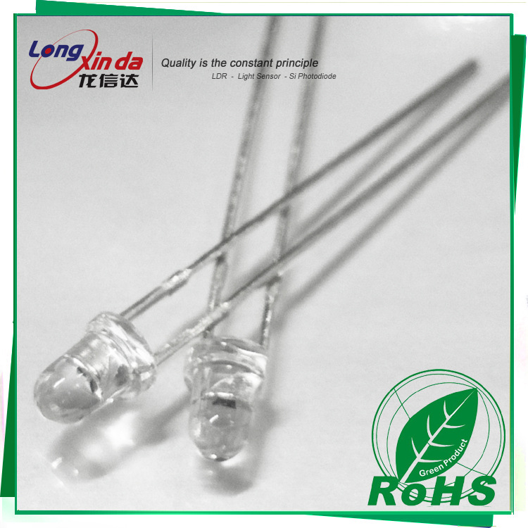 LXD/GB3-A1DPS1（圆头）光敏传感器/环保型光敏电阻光控高精度