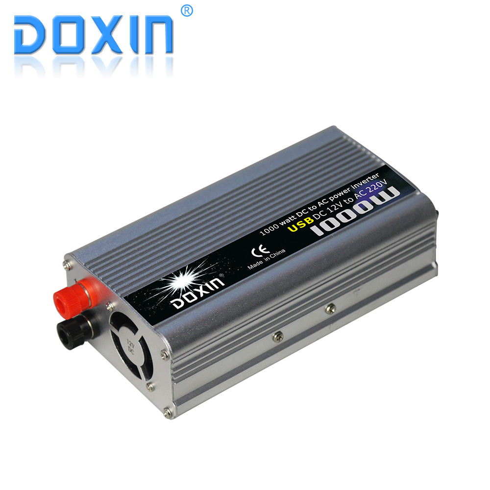 DOXIN 12V转220v车载逆变器 带USB1000W电源转换器光伏逆变电源