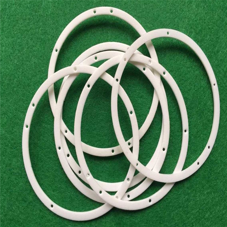 硅胶防滑垫片环形内外径化妆瓶用的白色PE瓶盖圆形食品级硅胶垫片