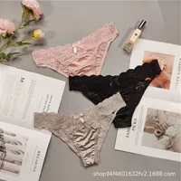 Новые маленькие женские форменные стринги с заниженной талией, кружевные трусики изящной сеткой, сексуальные сатиновые