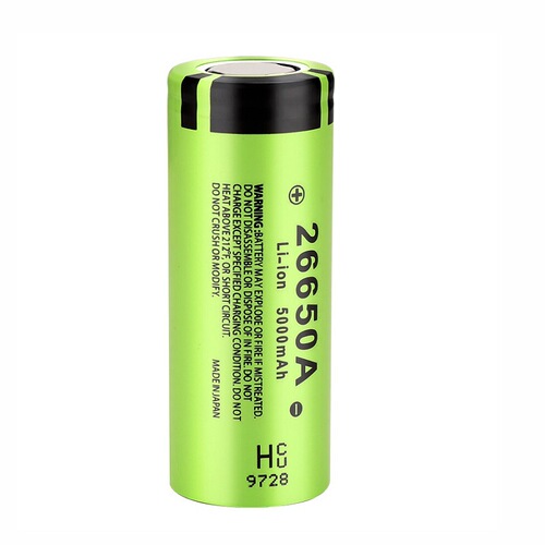 Panasonic 26650 lithium battery powered NCR26650A5000mah high capacity bright flashlight power tool